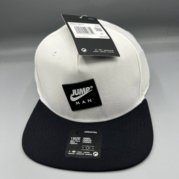 Air Jordan Pro Hat Men Black White Jumpman‎ Nike Snap Back Cap New